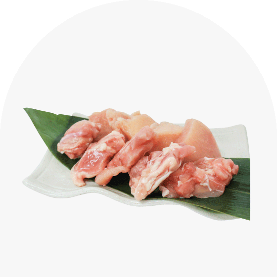 鶏肉（角切り）IQF（急速冷凍）